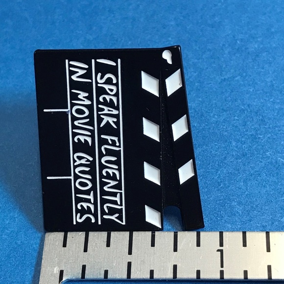 I Speak Fluently in Movie Quotes Enamel Pin - Picture 3 of 4